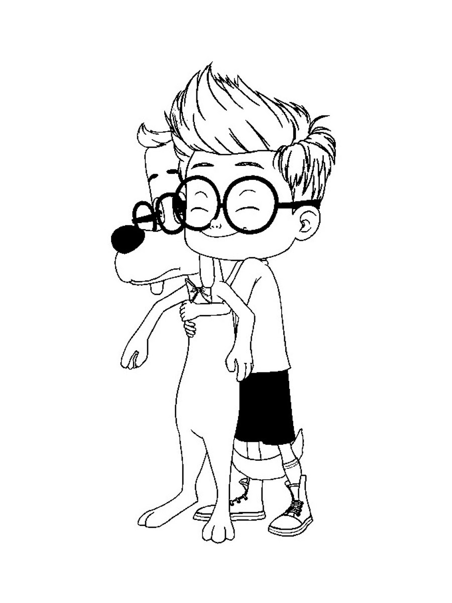 Mr. Peabody and Sherman 13 coloring page