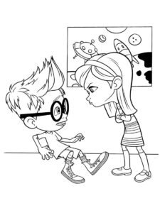 Mr. Peabody and Sherman 15 coloring page
