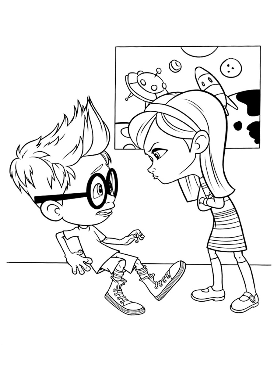 Mr. Peabody and Sherman 15 coloring page