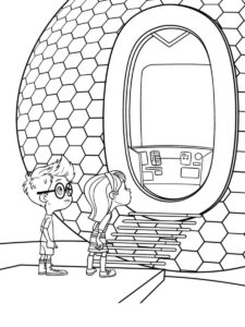 Mr. Peabody and Sherman 16 coloring page