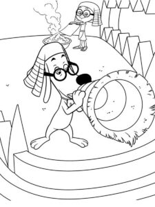 Mr. Peabody and Sherman 18 coloring page