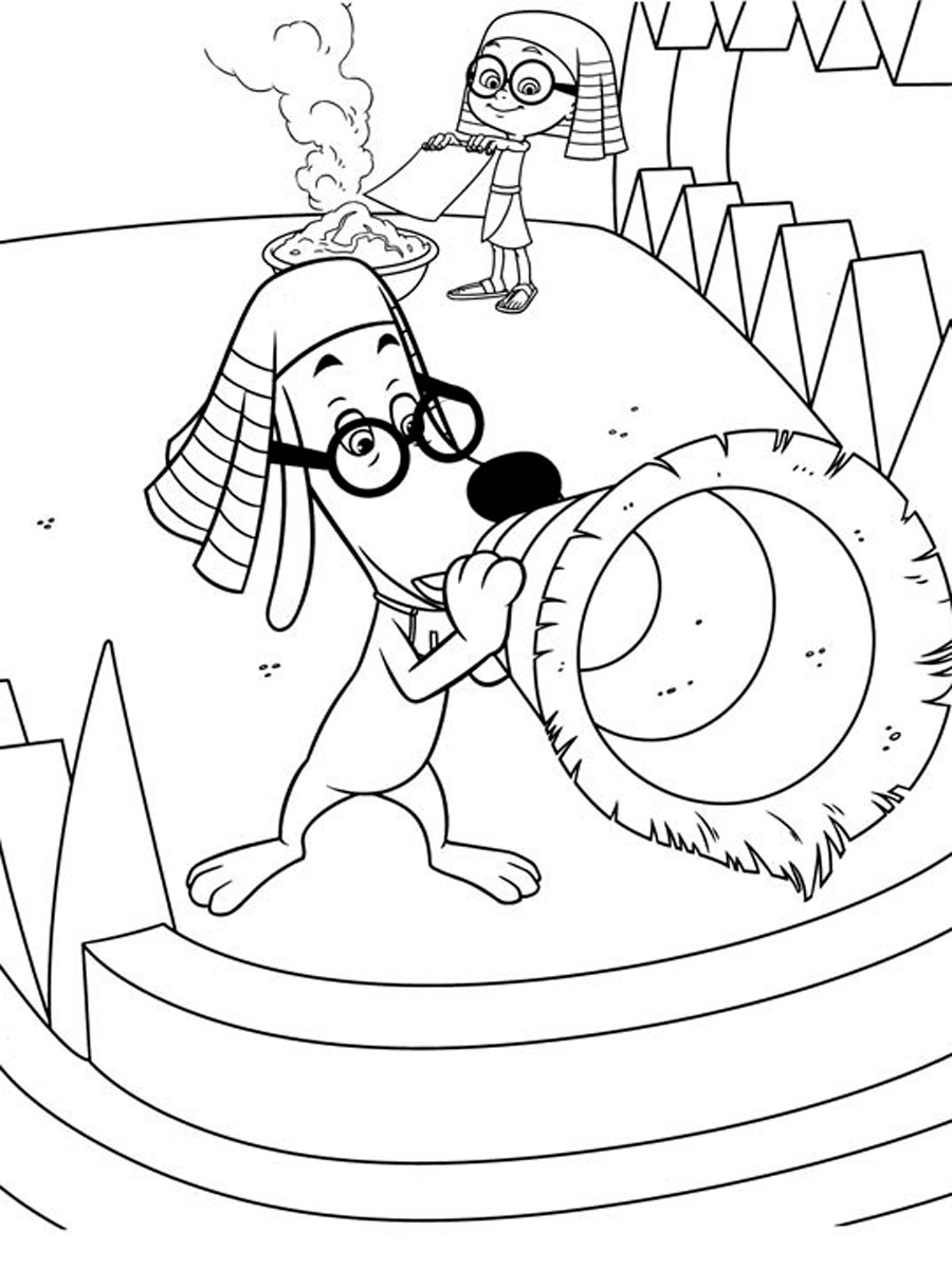 Mr. Peabody and Sherman 18 coloring page