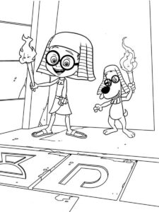 Mr. Peabody and Sherman 19 coloring page