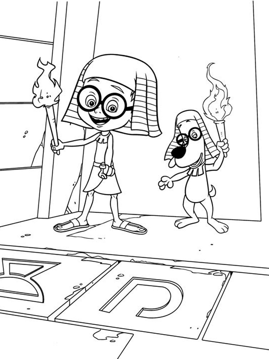 Mr. Peabody and Sherman 19 coloring page