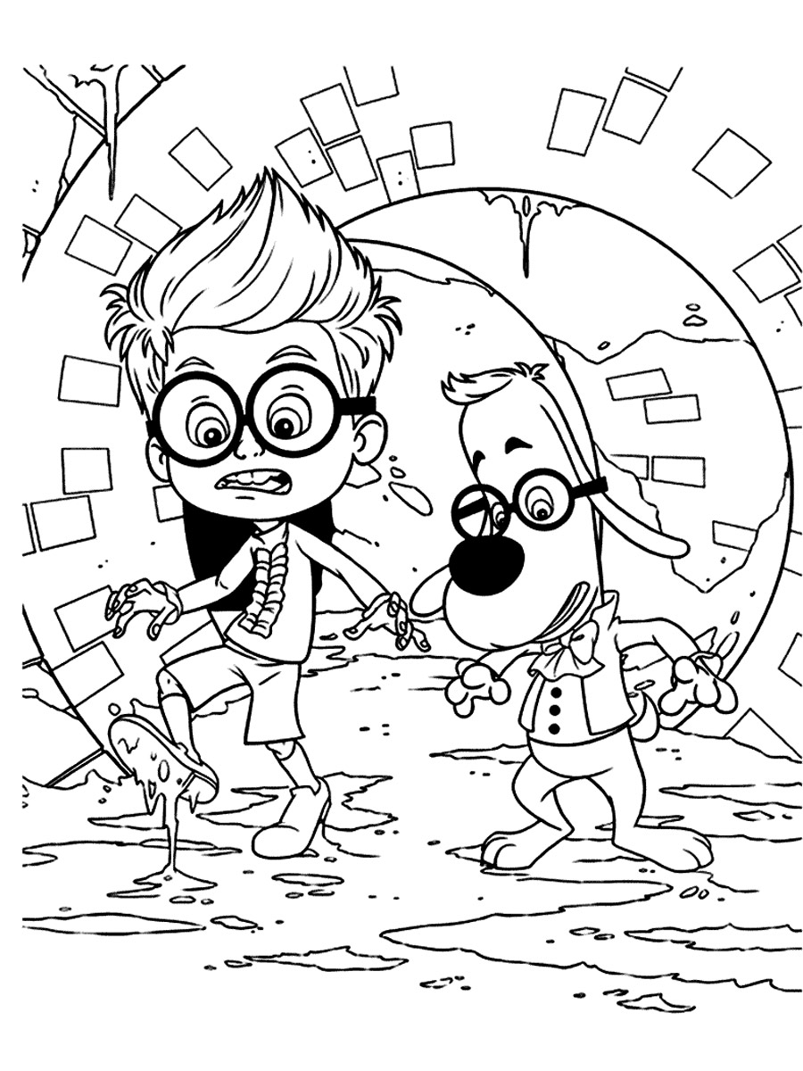 Mr. Peabody and Sherman 23 coloring page