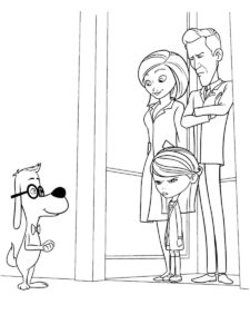Mr. Peabody and Sherman 25 coloring page