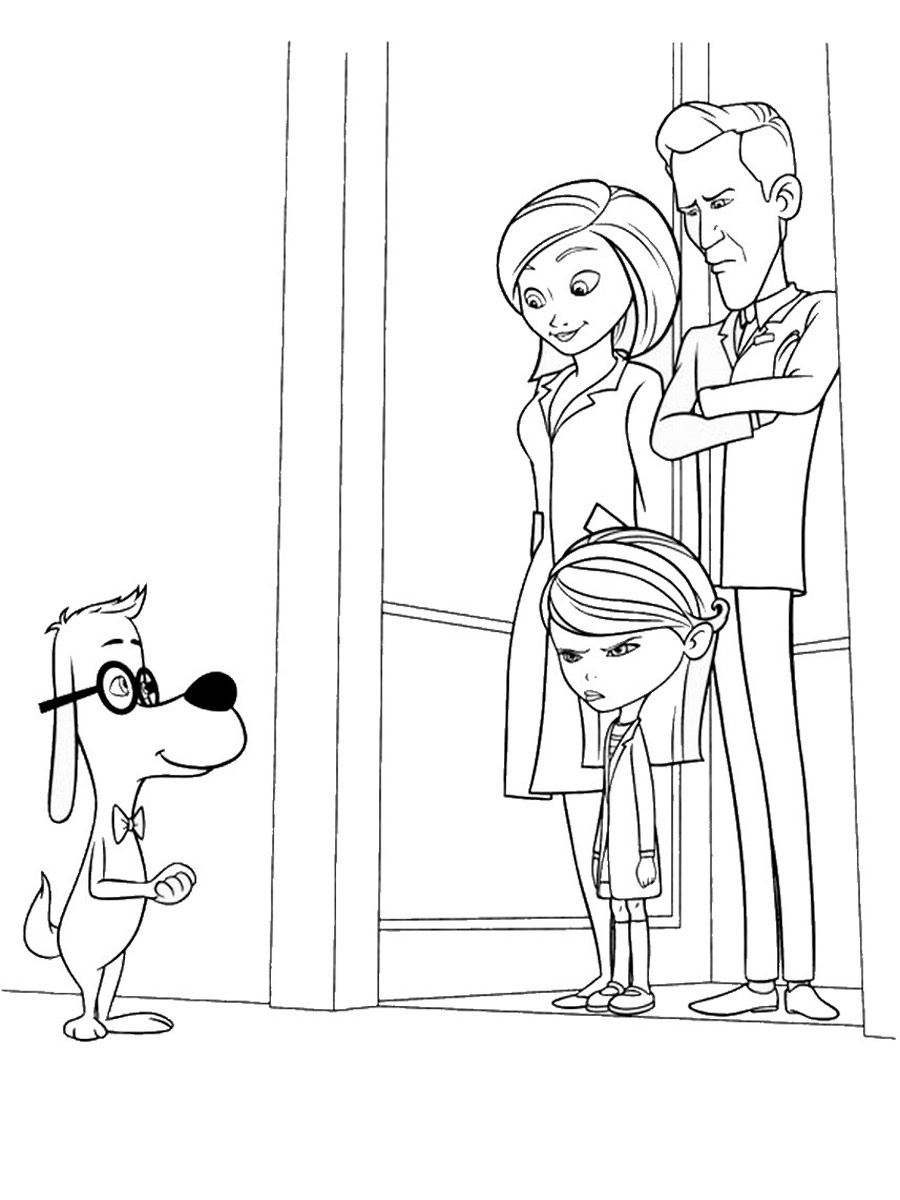 Mr. Peabody and Sherman 25 coloring page