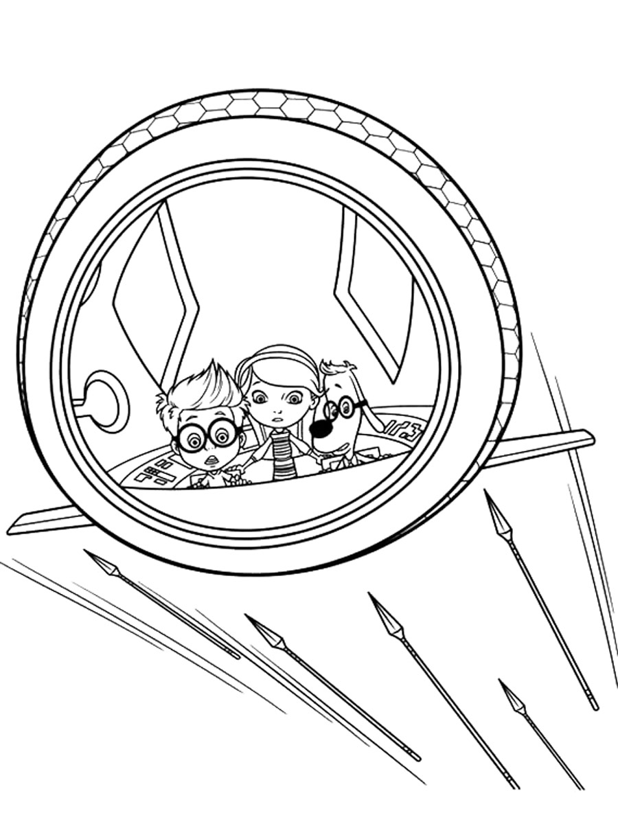 Mr. Peabody and Sherman 26 coloring page