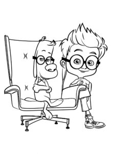 Mr. Peabody and Sherman 4 coloring page