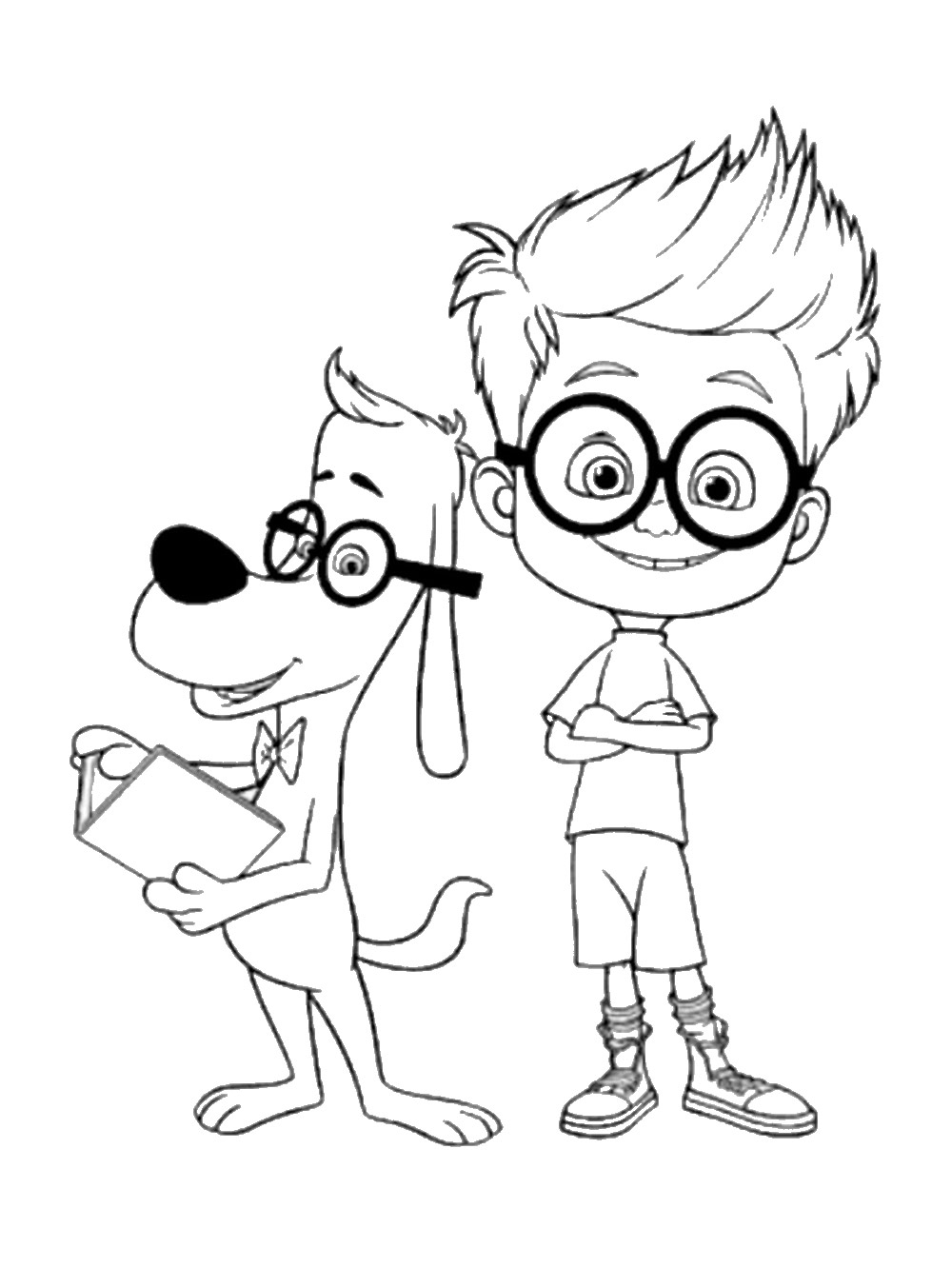 Mr. Peabody and Sherman 7 coloring page