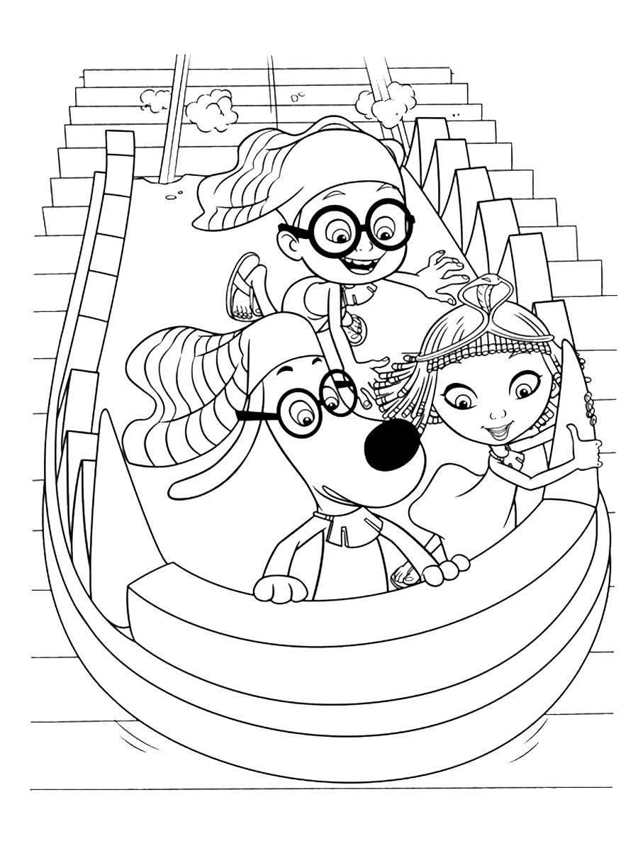 Mr. Peabody and Sherman 8 coloring page
