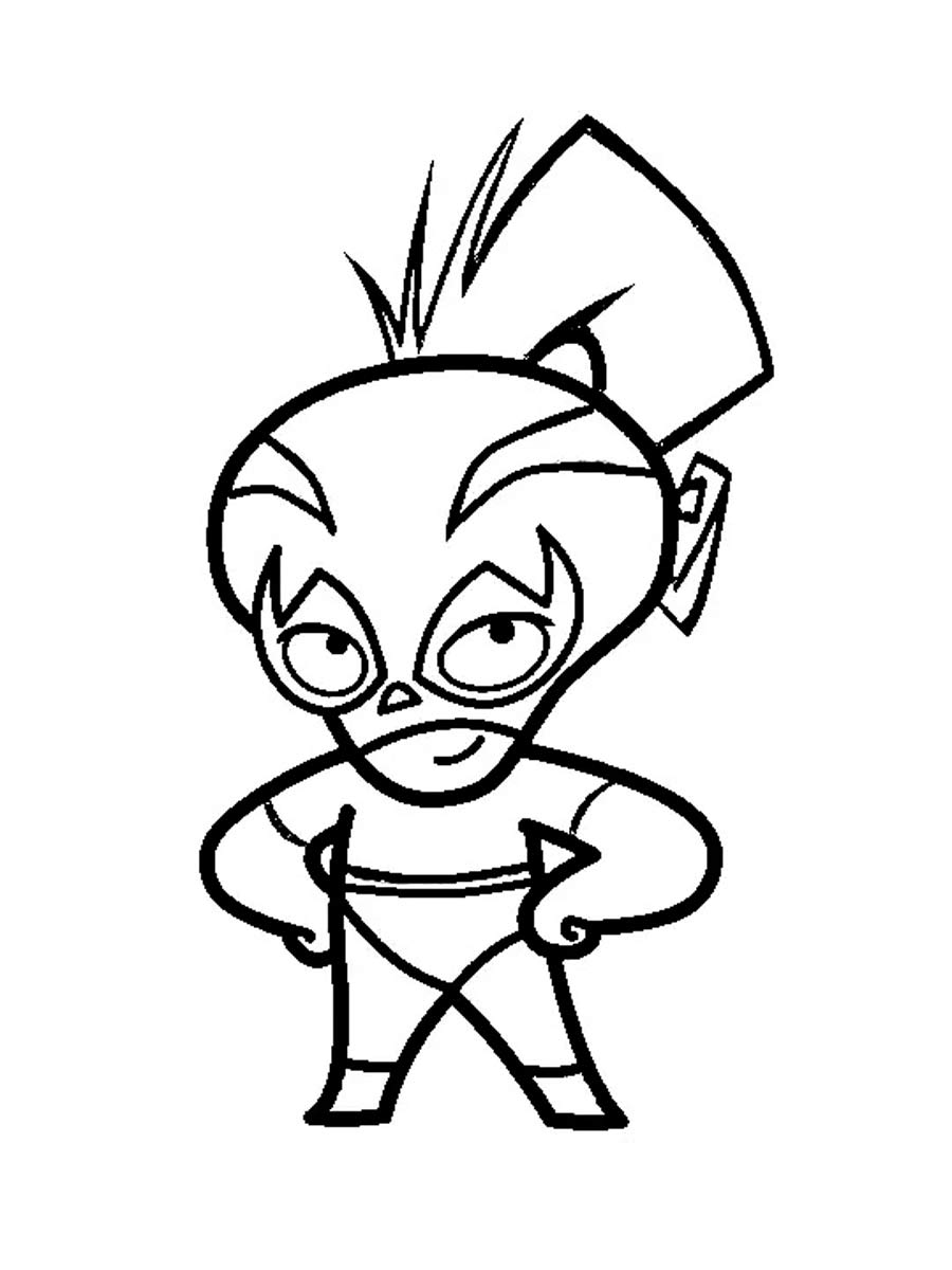 Mucha Lucha 2 coloring page