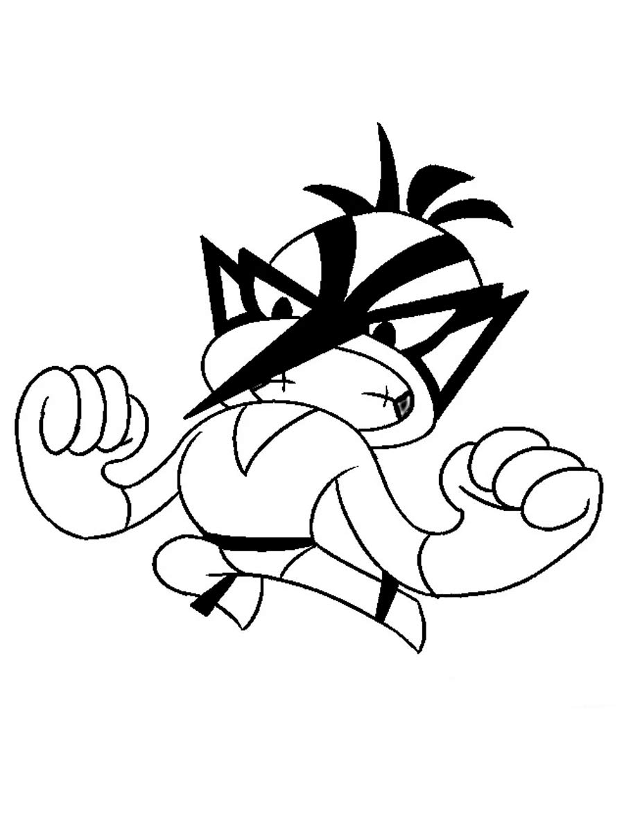 Mucha Lucha 4 coloring page