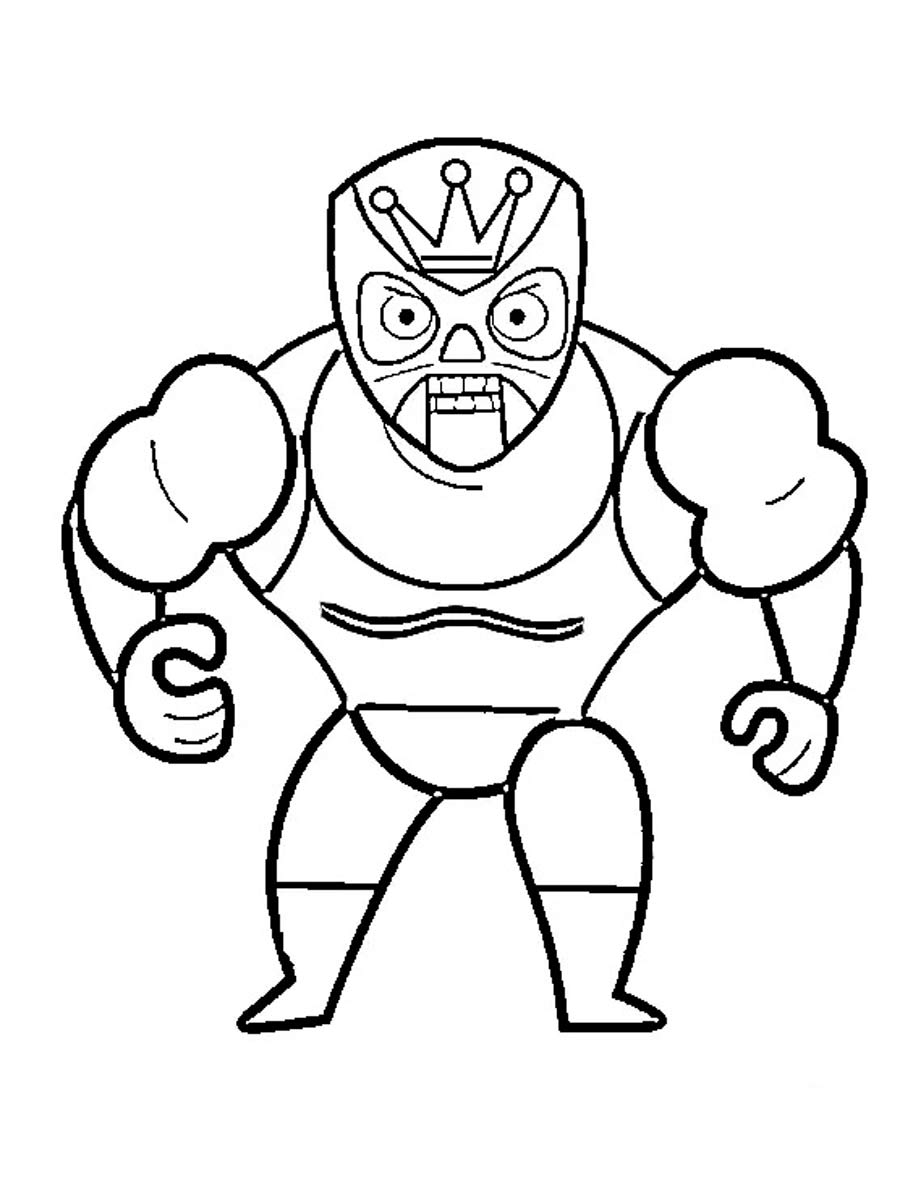 Mucha Lucha 5 coloring page