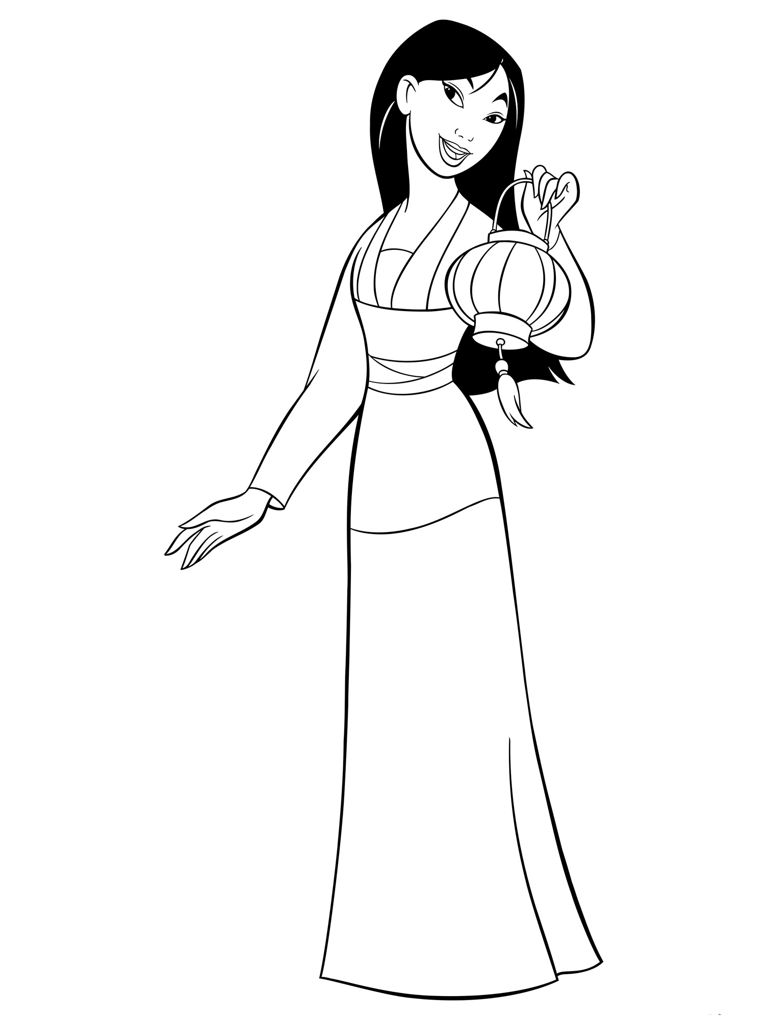 Mulan 11 coloring page