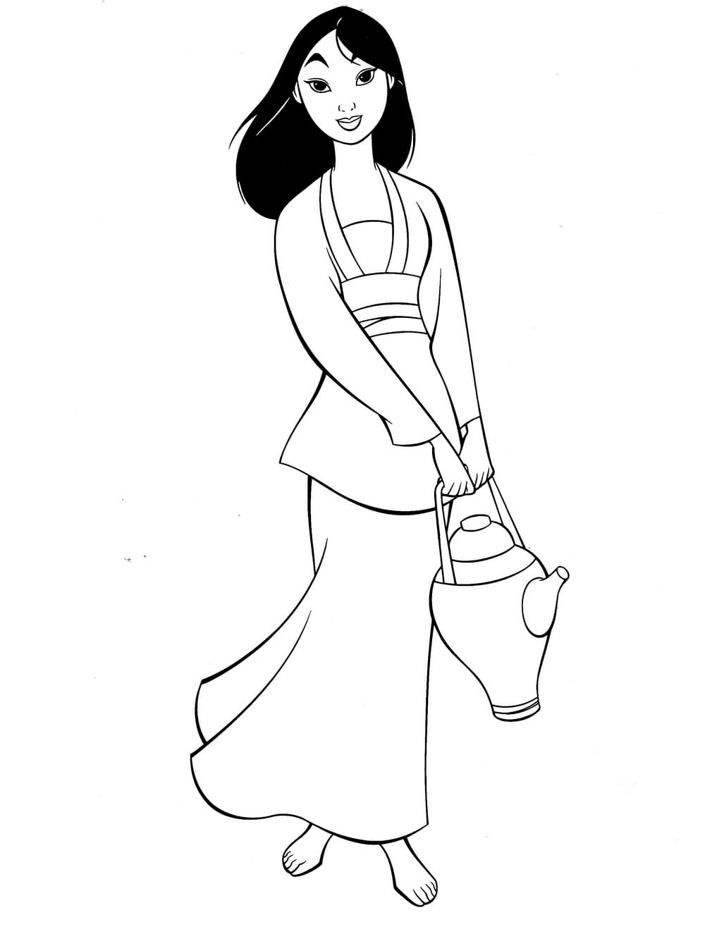 Mulan 18 coloring page