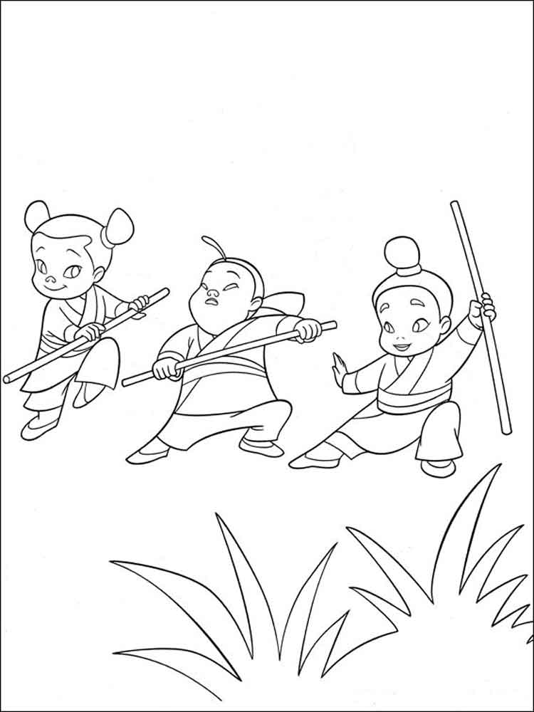 Mulan 22 coloring page