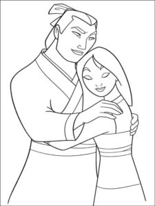 Mulan 33 coloring page