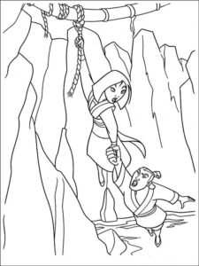 Mulan 36 coloring page