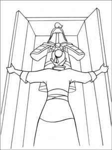 Mulan 40 coloring page