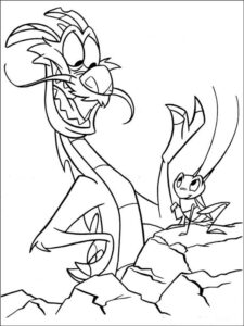 Mulan 41 coloring page
