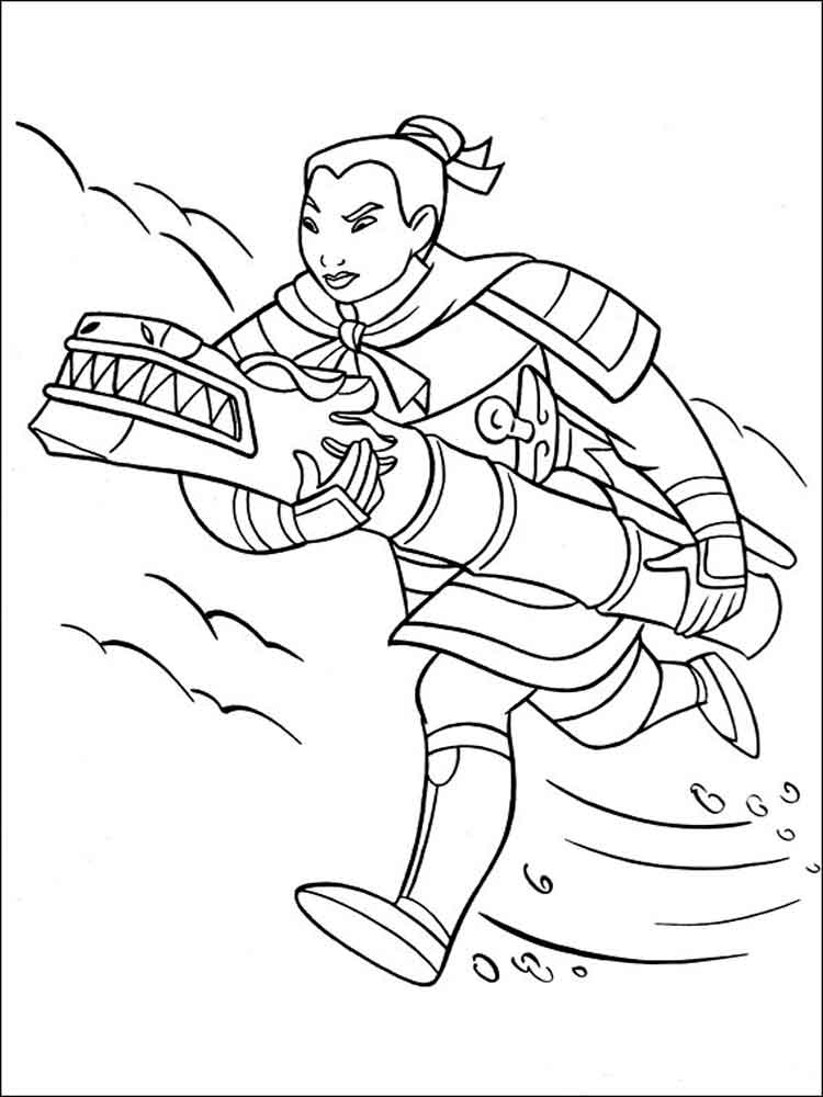 Mulan 43 coloring page
