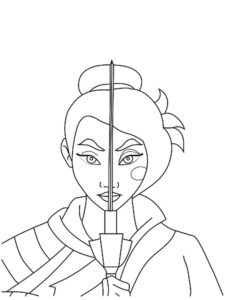Mulan 7 coloring page