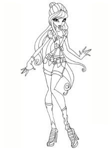 Musa Winx 10 coloring page