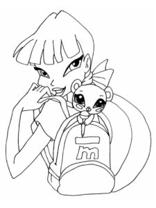 Musa Winx 12 coloring page
