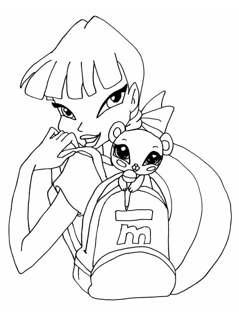 Musa Winx 12 coloring page