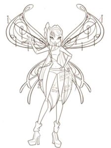 Musa Winx 14 coloring page