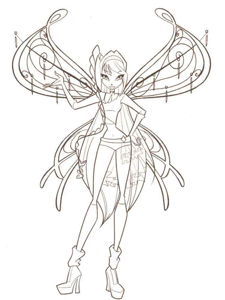 Musa Winx 14 coloring page