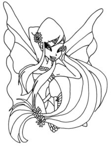 Musa Winx 16 coloring page