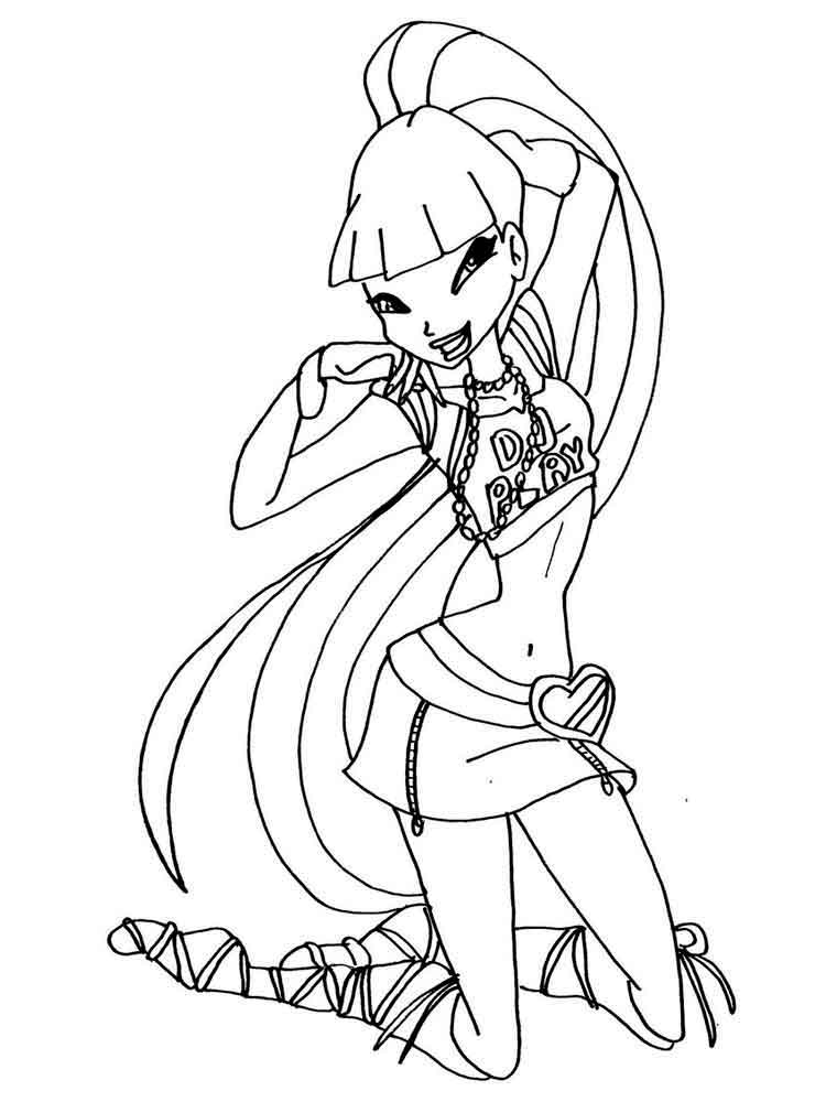 Musa Winx 18 coloring page