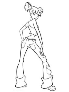 Musa Winx 19 coloring page