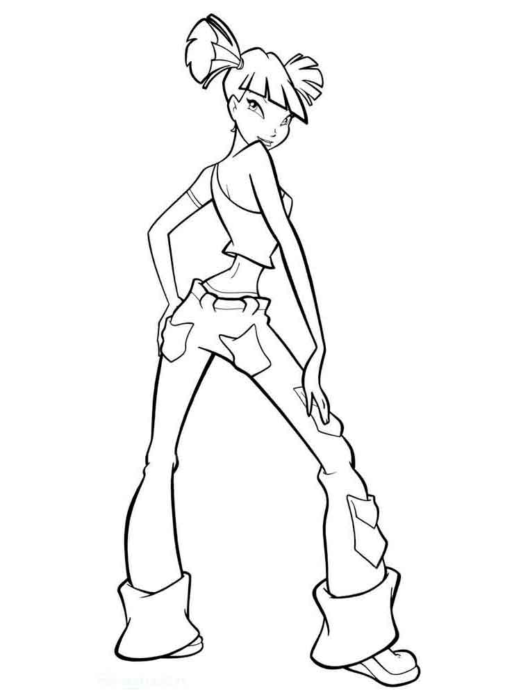 Musa Winx 19 coloring page