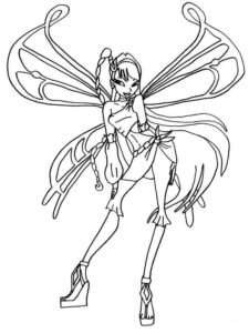 Musa Winx 20 coloring page