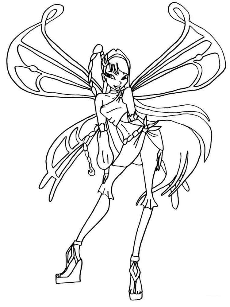 Musa Winx 20 coloring page