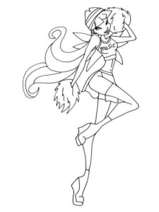 Musa Winx 22 coloring page