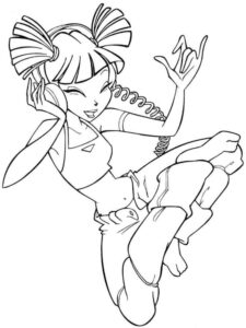 Musa Winx 24 coloring page