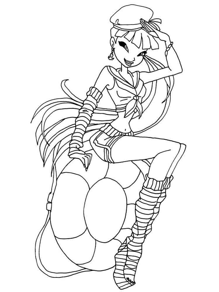 Musa Winx 25 coloring page