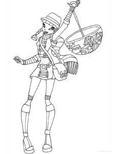 Musa Winx 3 coloring page
