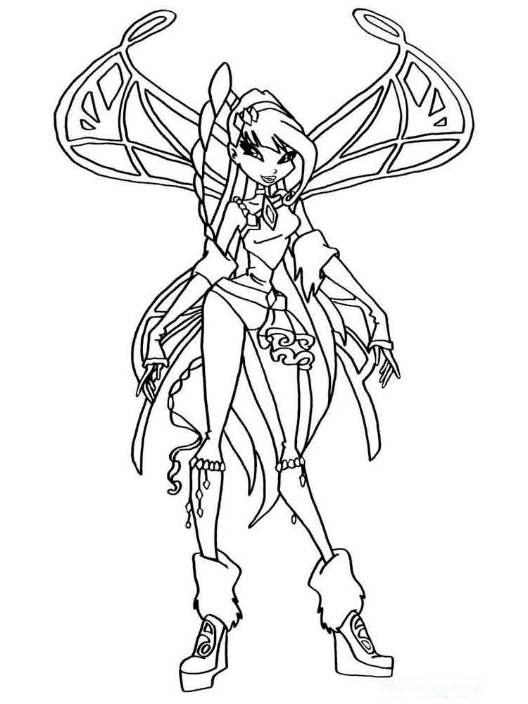 Musa Winx 32 coloring page