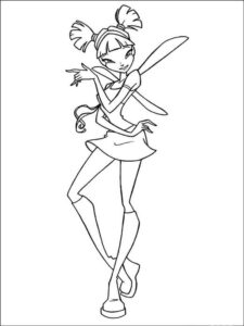 Musa Winx 33 coloring page