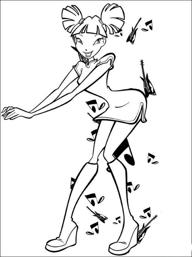 Musa Winx 35 coloring page