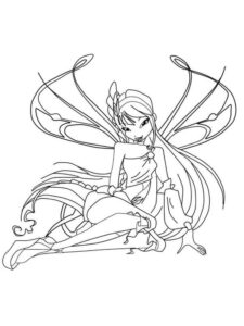 Musa Winx 39 coloring page