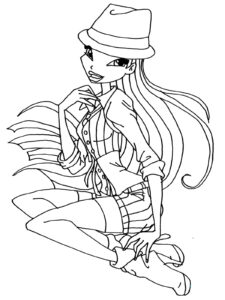 Musa Winx 5 coloring page