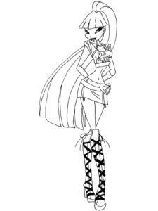 Musa Winx 7 coloring page
