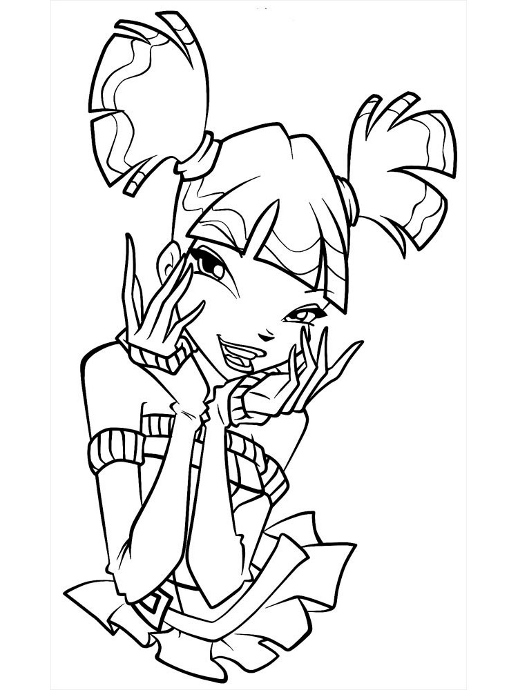 Musa Winx 8 coloring page