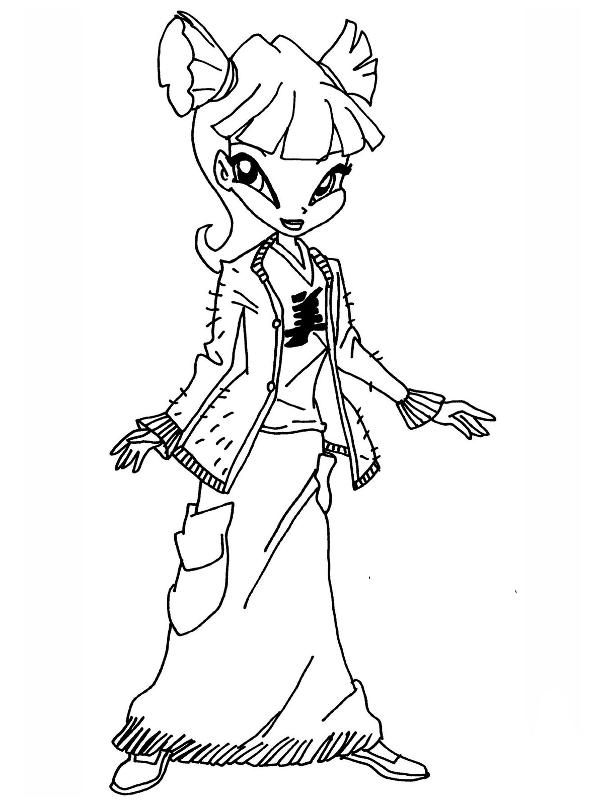 Musa Winx 9 coloring page